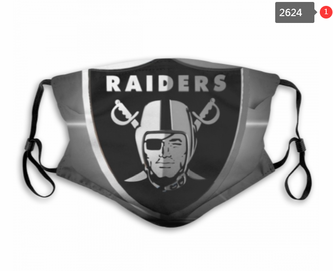 NFL Oakland Raiders #34 Dust mask with filter